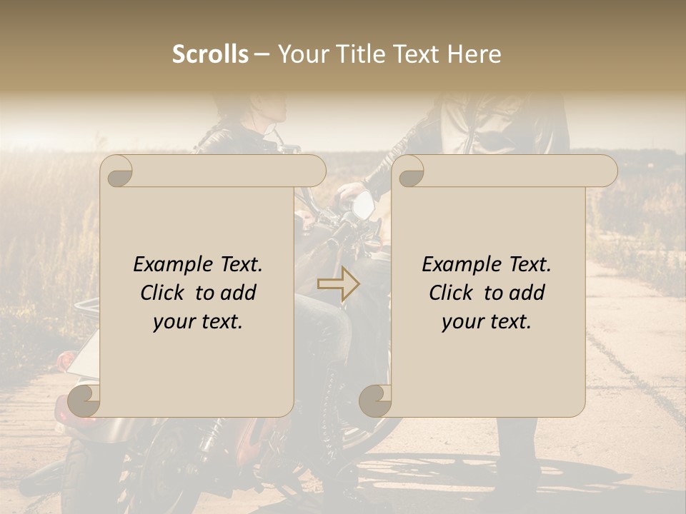 Outdoor Engine Caucasian PowerPoint Template