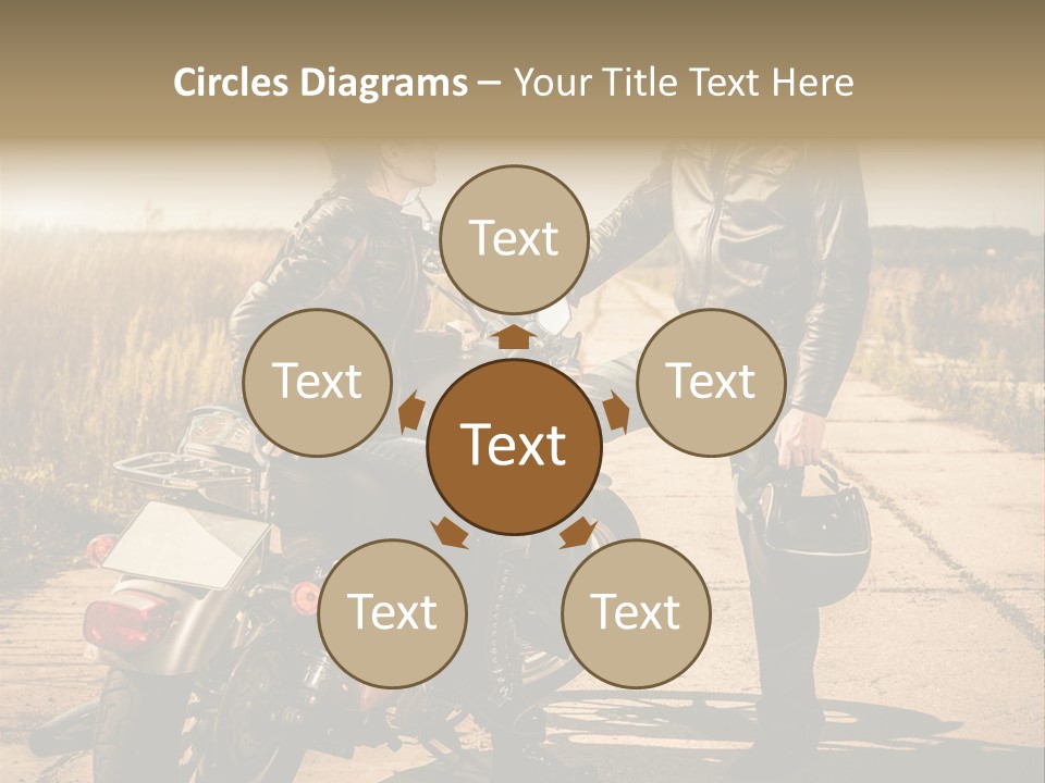 Outdoor Engine Caucasian PowerPoint Template