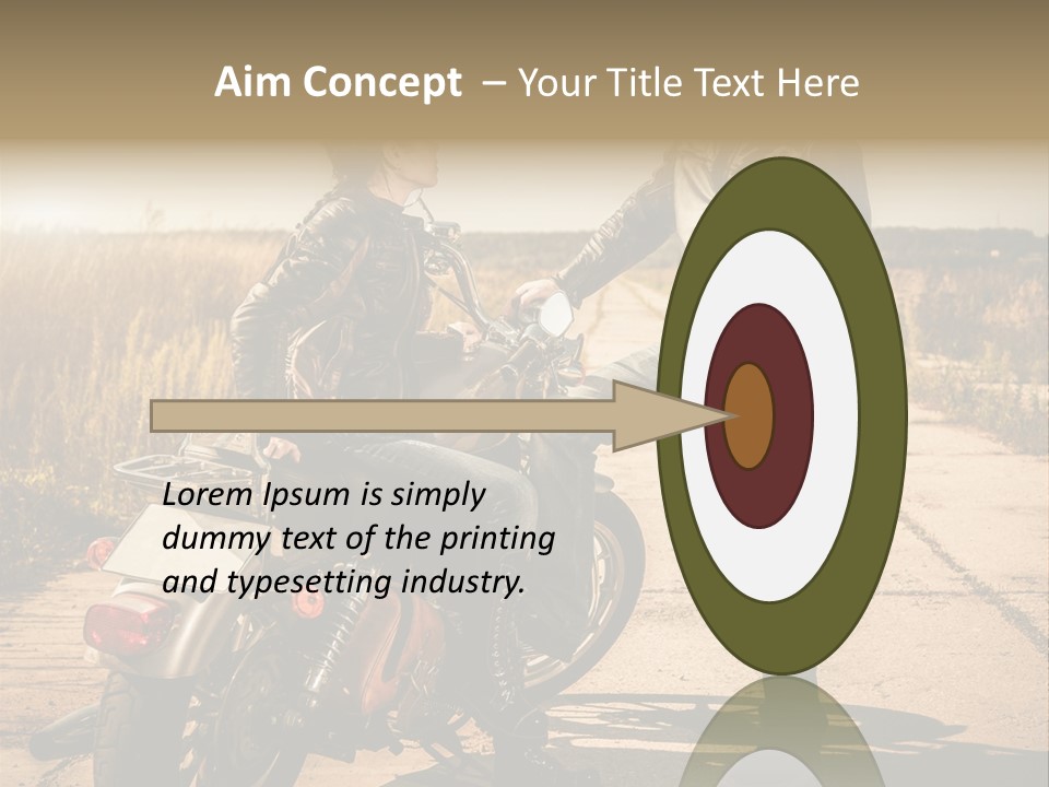 Outdoor Engine Caucasian PowerPoint Template