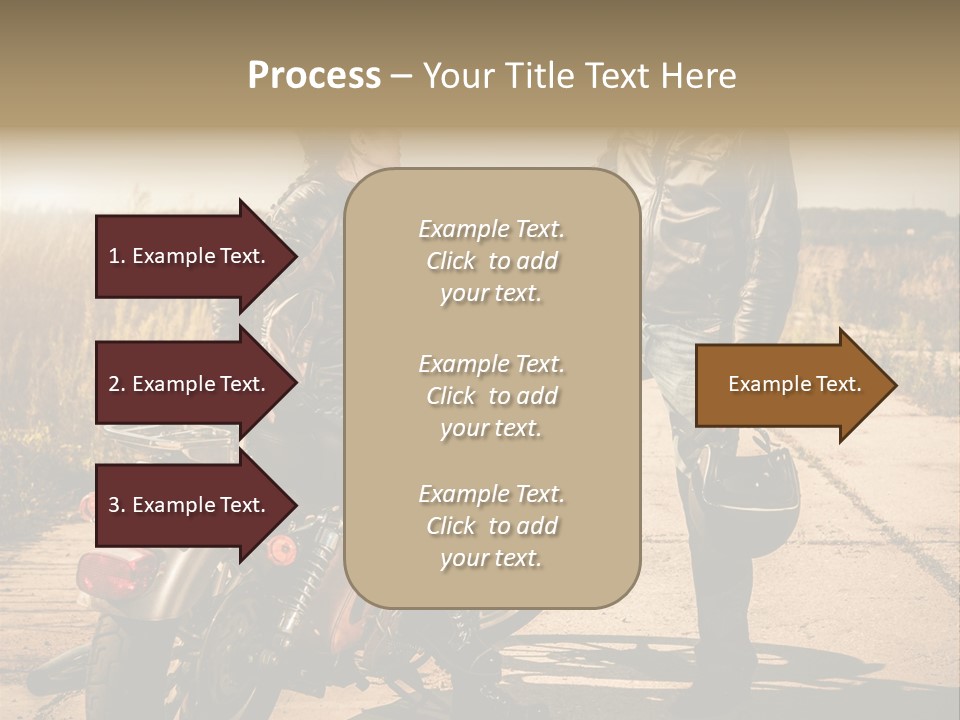 Outdoor Engine Caucasian PowerPoint Template
