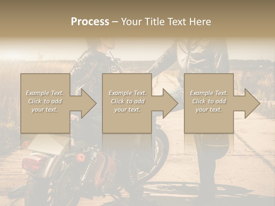 Outdoor Engine Caucasian PowerPoint Template