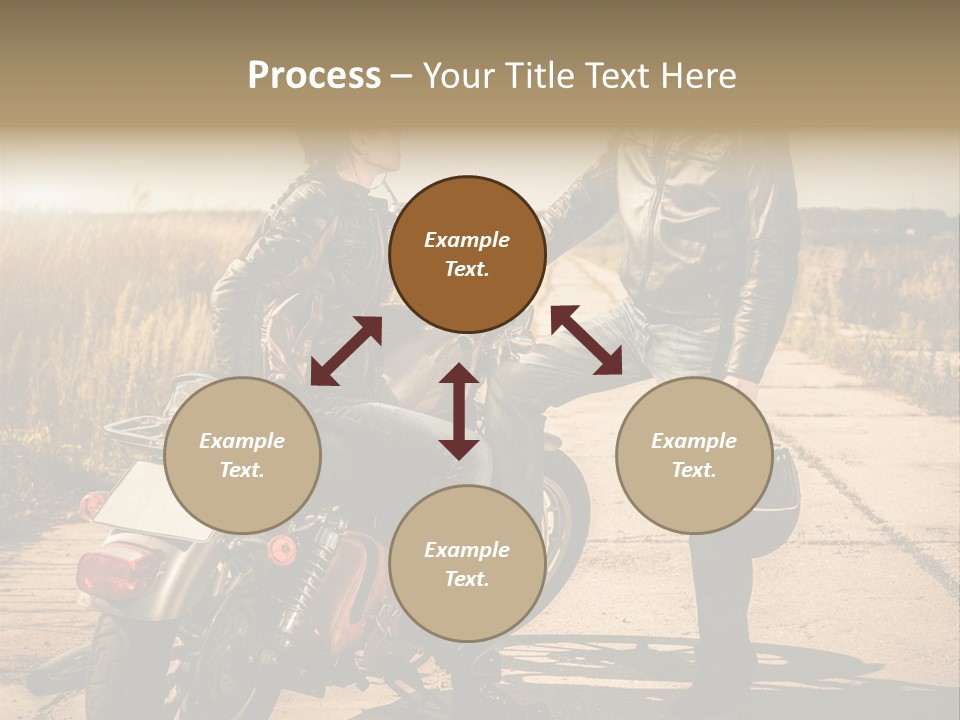 Outdoor Engine Caucasian PowerPoint Template