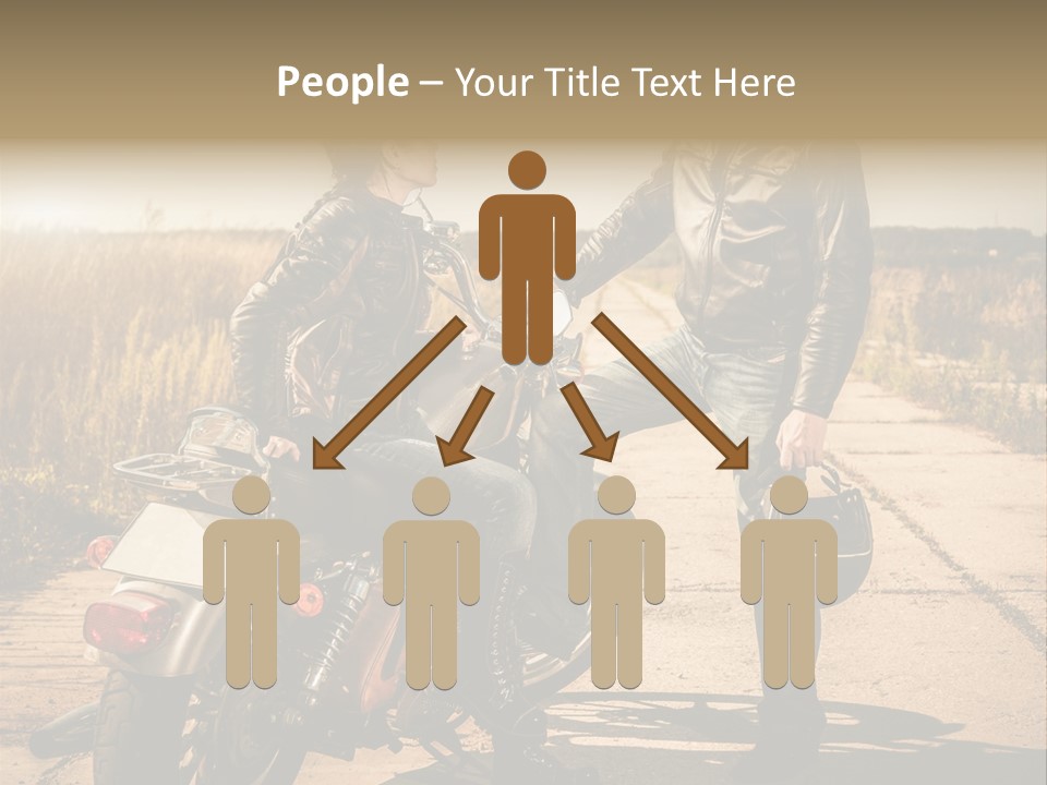 Outdoor Engine Caucasian PowerPoint Template