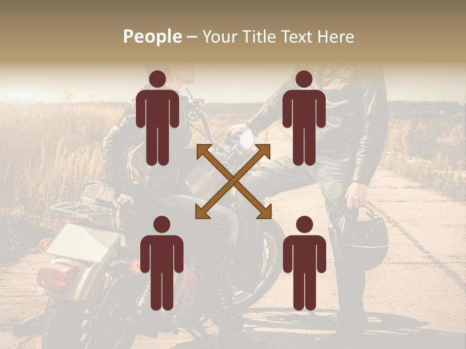 Outdoor Engine Caucasian PowerPoint Template