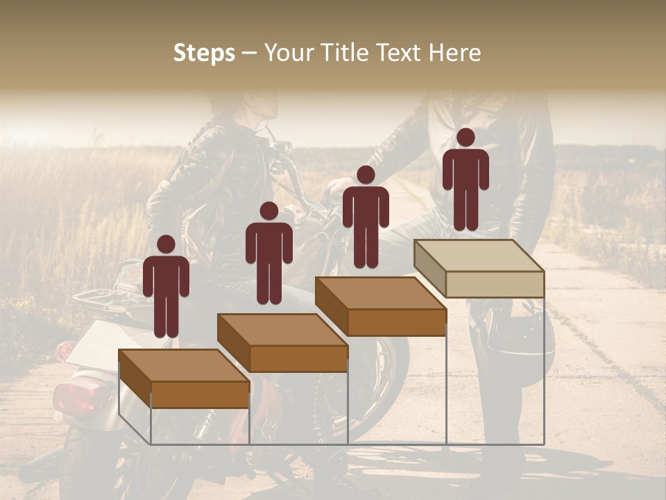 Outdoor Engine Caucasian PowerPoint Template