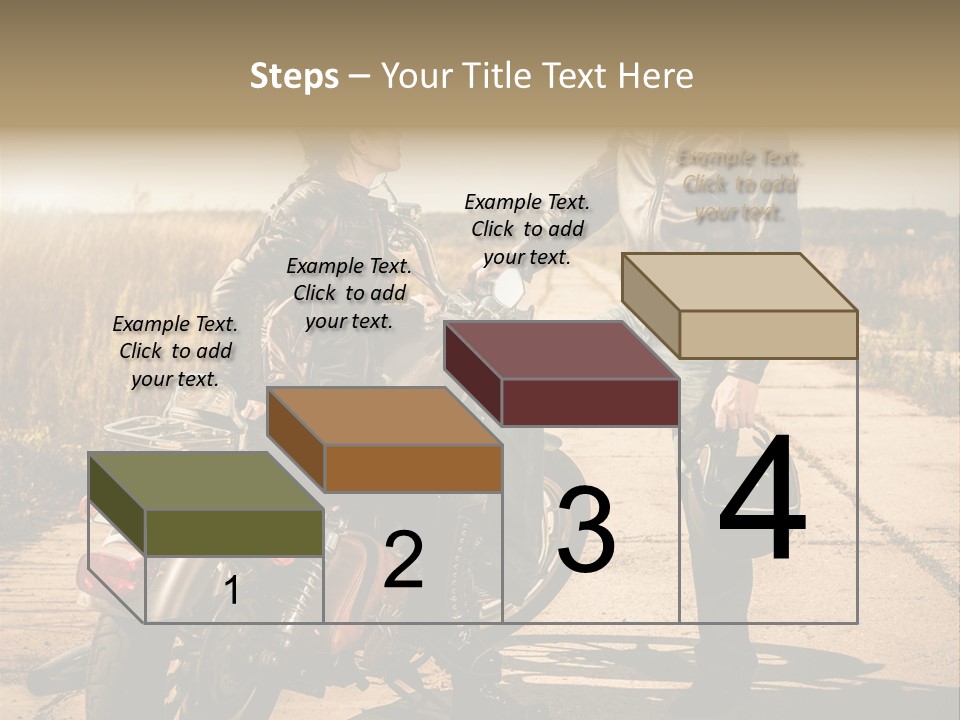 Outdoor Engine Caucasian PowerPoint Template