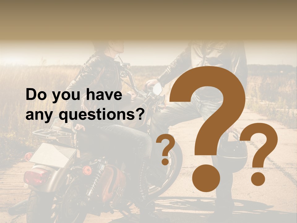 Outdoor Engine Caucasian PowerPoint Template