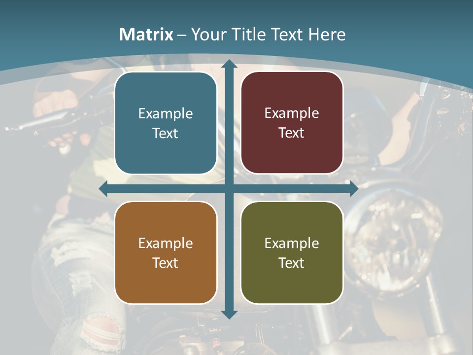 Pretty Adventure Motorbike PowerPoint Template