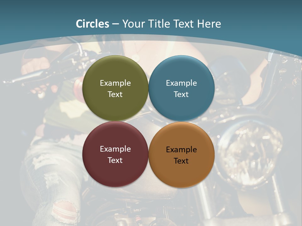 Pretty Adventure Motorbike PowerPoint Template