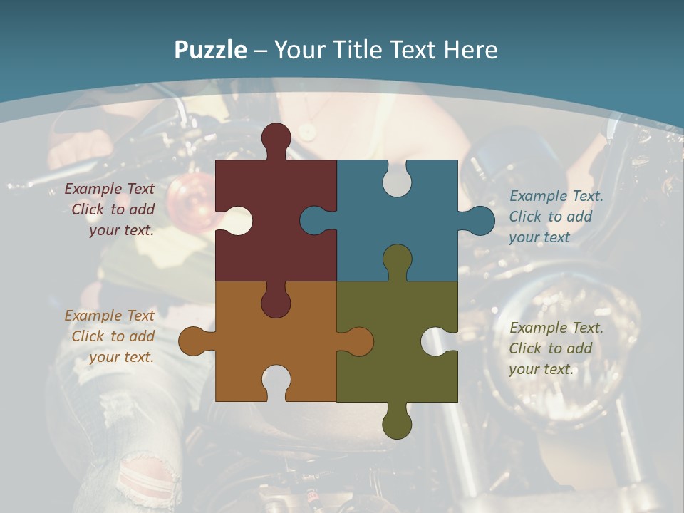 Pretty Adventure Motorbike PowerPoint Template