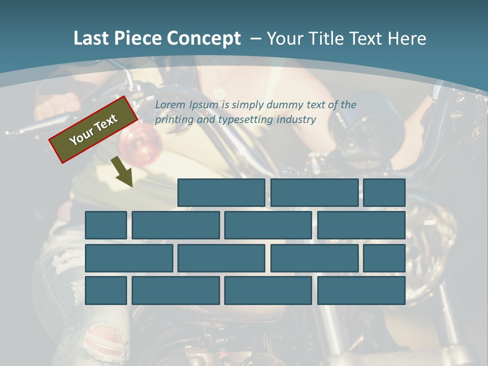 Pretty Adventure Motorbike PowerPoint Template