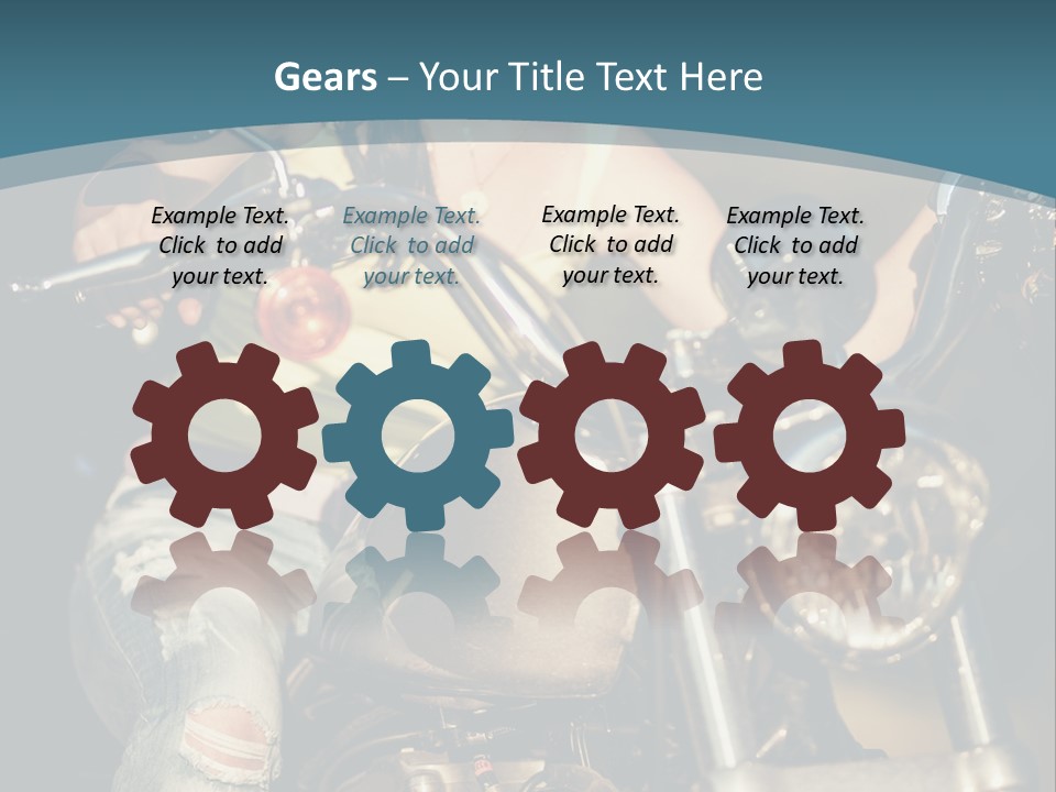 Pretty Adventure Motorbike PowerPoint Template