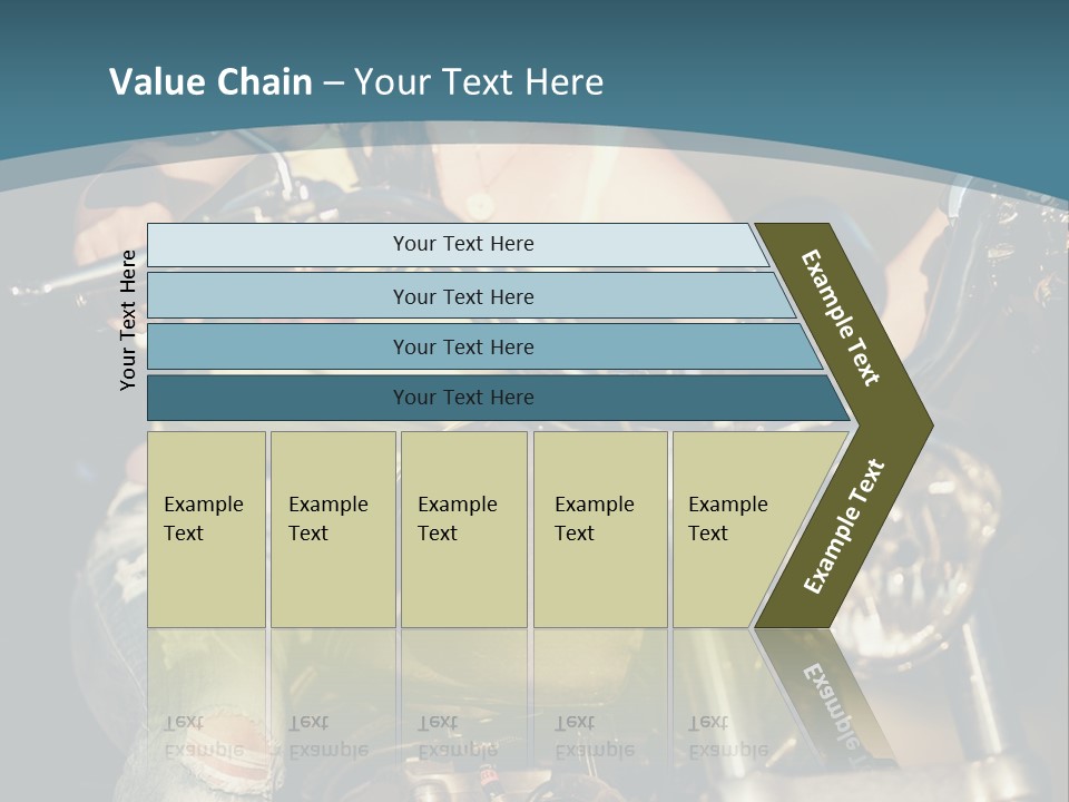 Pretty Adventure Motorbike PowerPoint Template