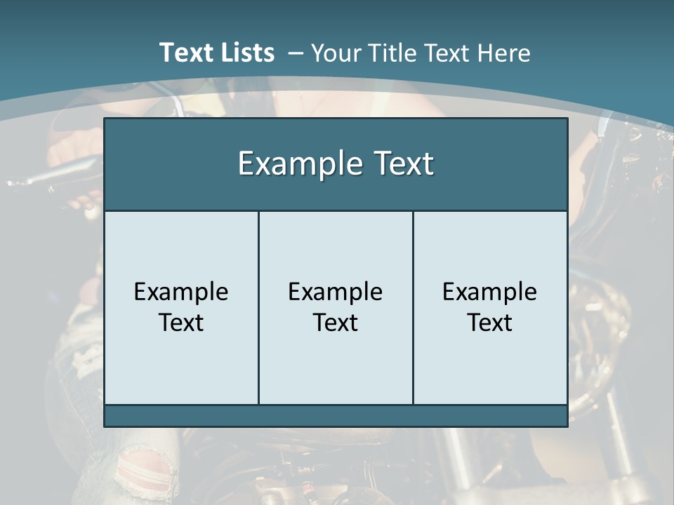 Pretty Adventure Motorbike PowerPoint Template