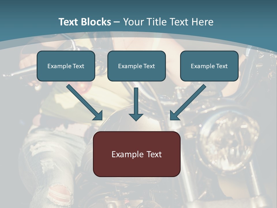 Pretty Adventure Motorbike PowerPoint Template