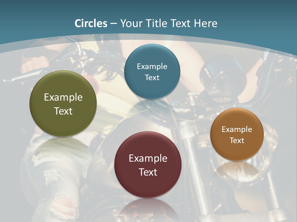 Pretty Adventure Motorbike PowerPoint Template