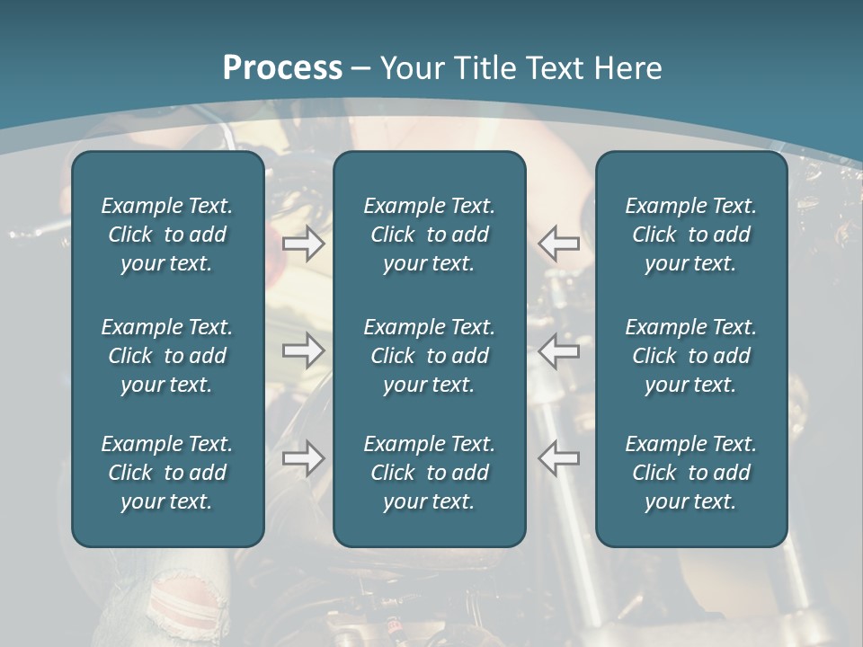 Pretty Adventure Motorbike PowerPoint Template