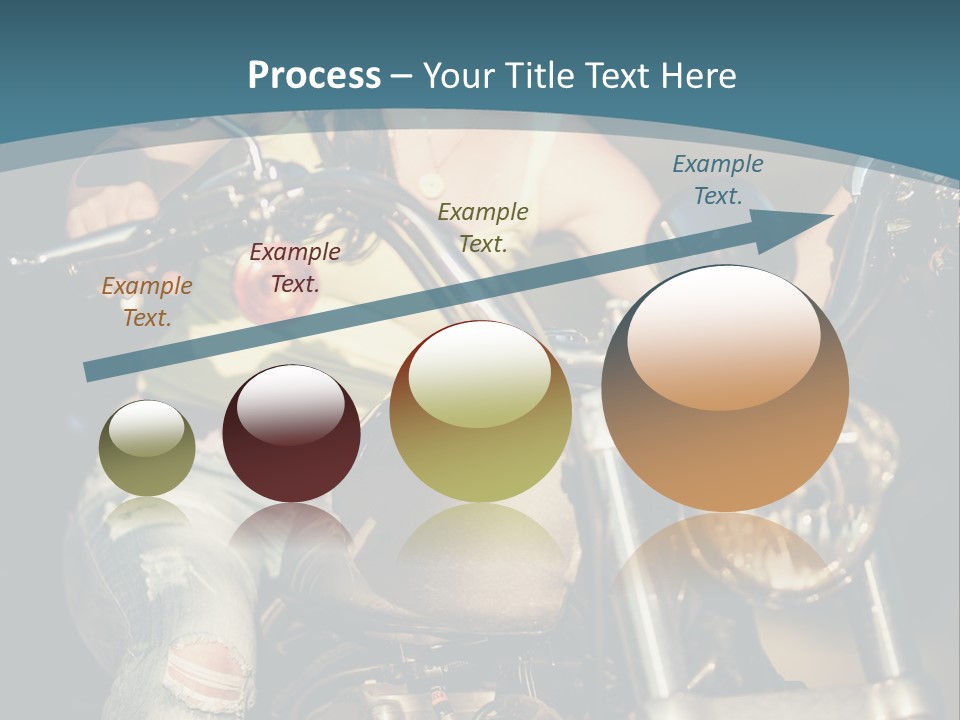 Pretty Adventure Motorbike PowerPoint Template