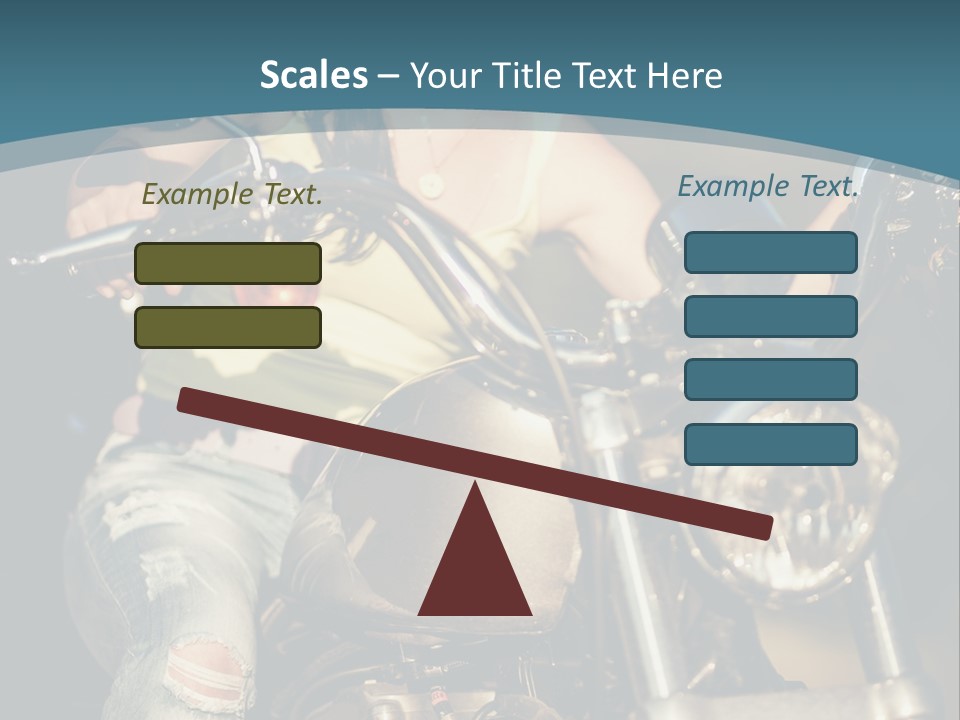 Pretty Adventure Motorbike PowerPoint Template