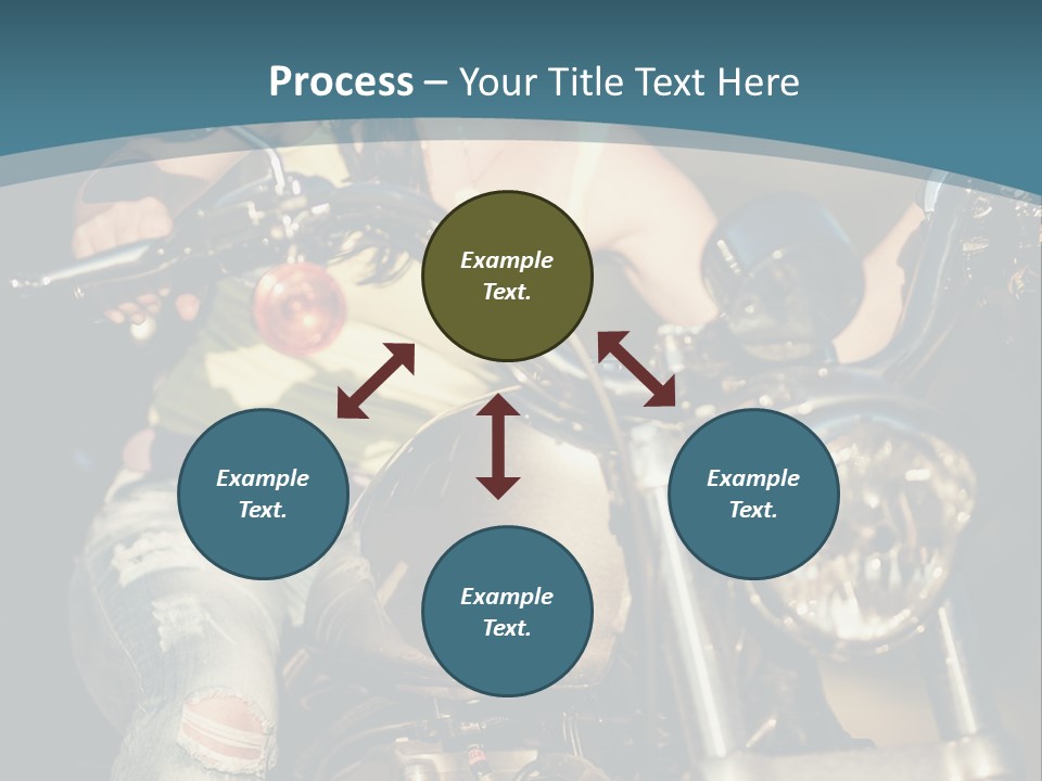 Pretty Adventure Motorbike PowerPoint Template