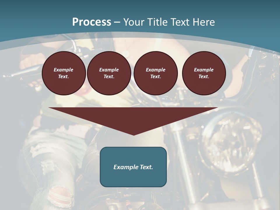Pretty Adventure Motorbike PowerPoint Template
