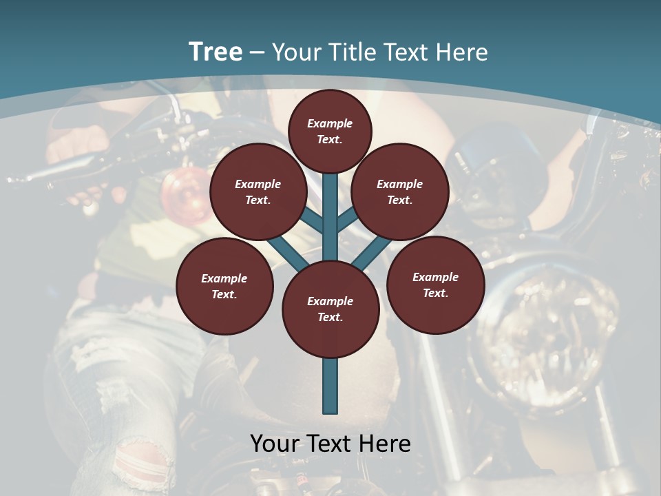 Pretty Adventure Motorbike PowerPoint Template