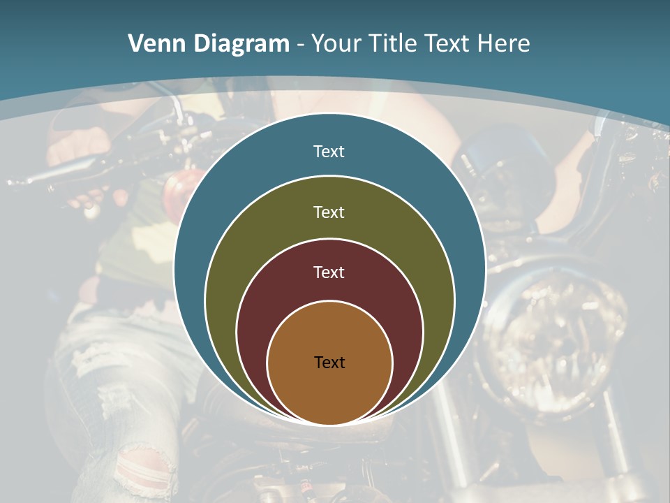 Pretty Adventure Motorbike PowerPoint Template