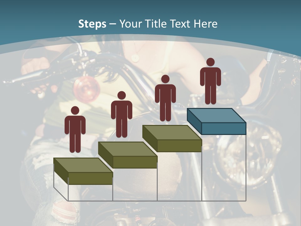 Pretty Adventure Motorbike PowerPoint Template