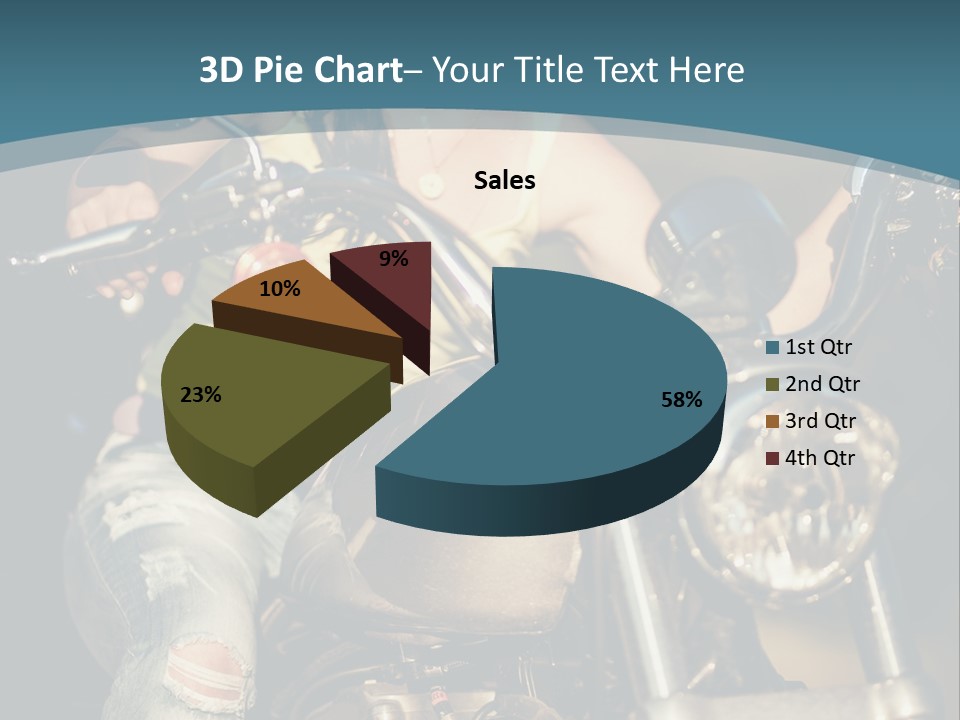 Pretty Adventure Motorbike PowerPoint Template