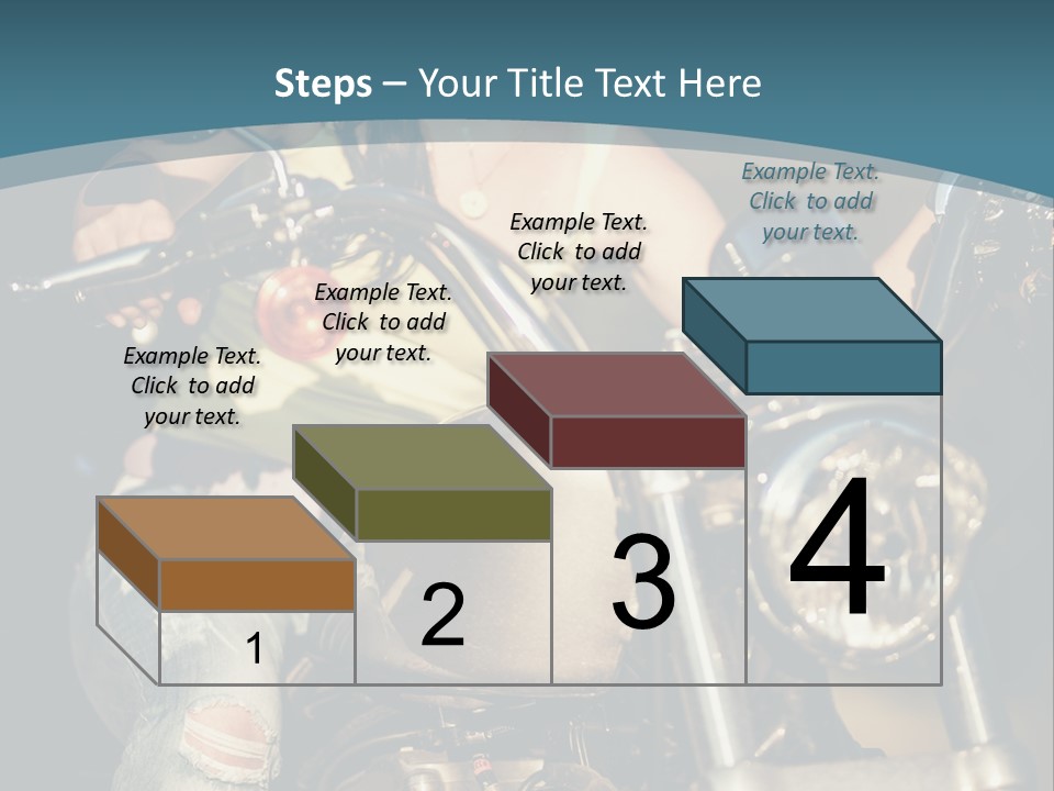 Pretty Adventure Motorbike PowerPoint Template