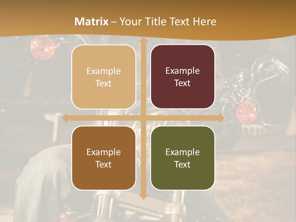 Brown Sunglasses Outdoor PowerPoint Template