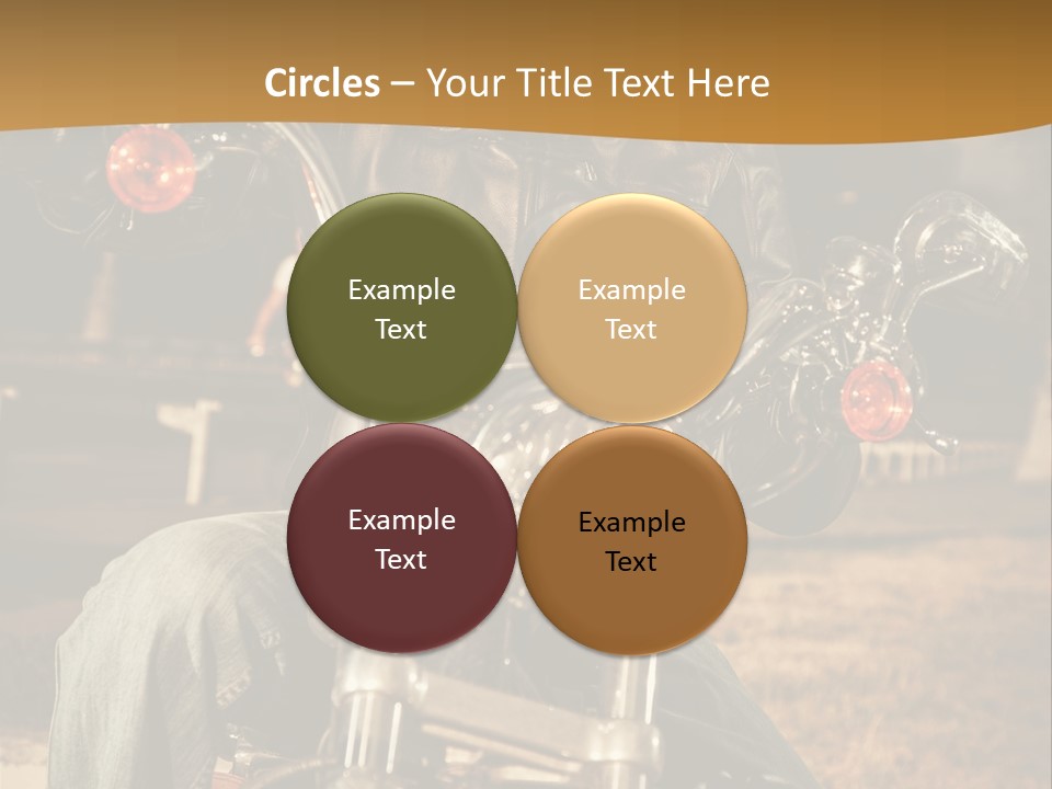 Brown Sunglasses Outdoor PowerPoint Template