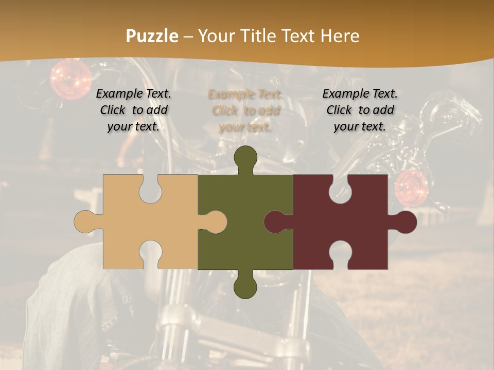 Brown Sunglasses Outdoor PowerPoint Template