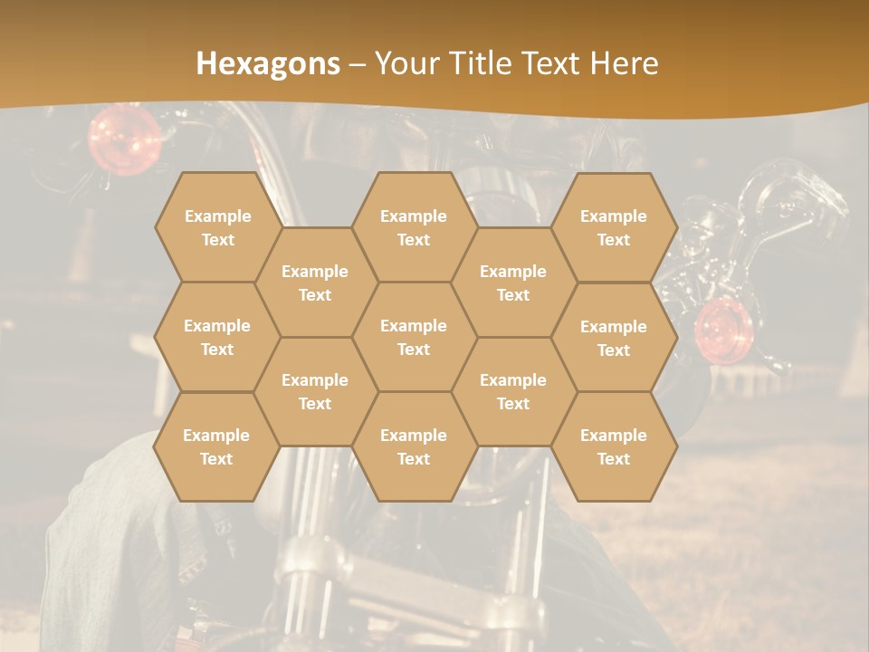 Brown Sunglasses Outdoor PowerPoint Template