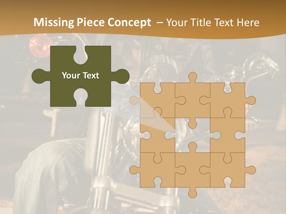 Brown Sunglasses Outdoor PowerPoint Template