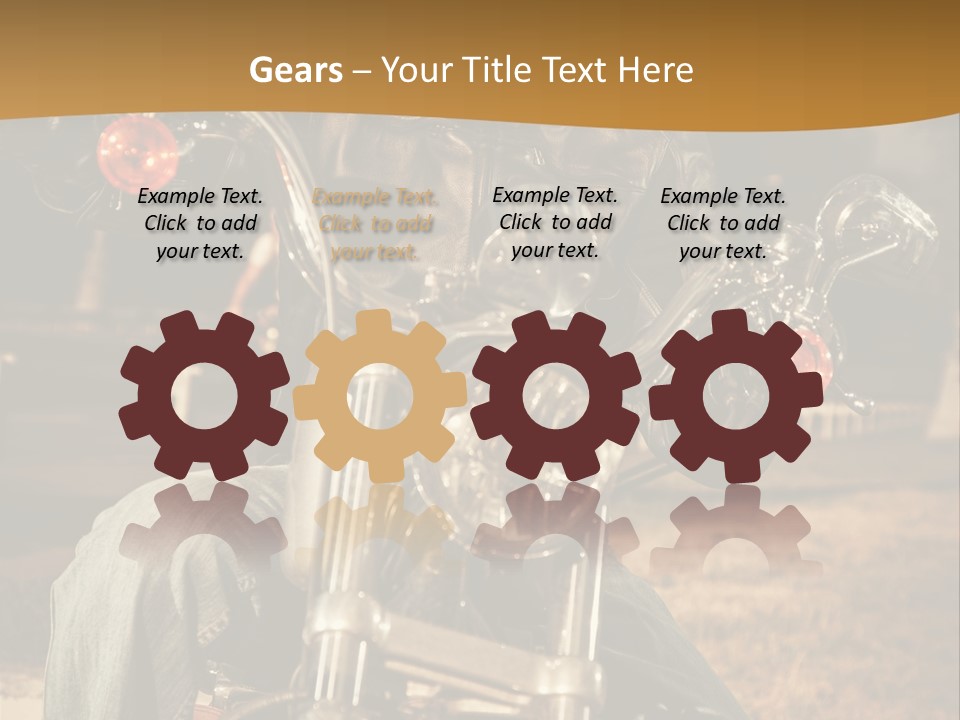 Brown Sunglasses Outdoor PowerPoint Template