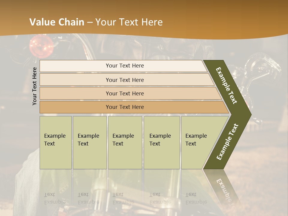 Brown Sunglasses Outdoor PowerPoint Template