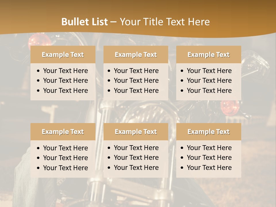 Brown Sunglasses Outdoor PowerPoint Template