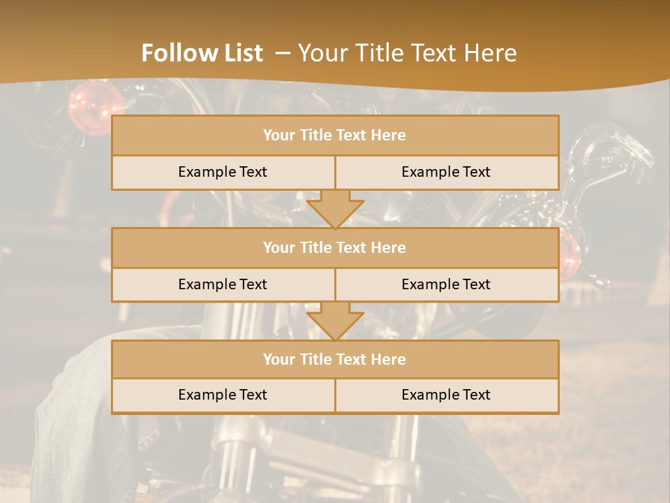 Brown Sunglasses Outdoor PowerPoint Template