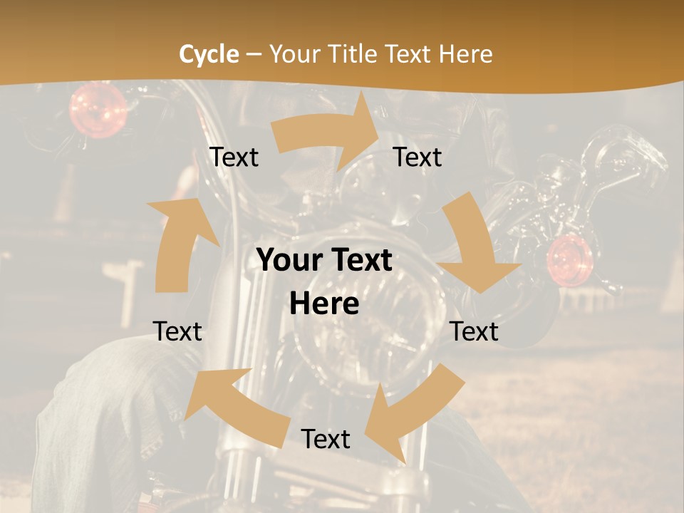 Brown Sunglasses Outdoor PowerPoint Template