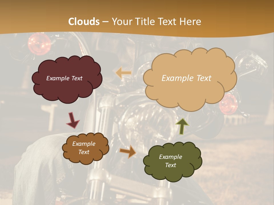 Brown Sunglasses Outdoor PowerPoint Template
