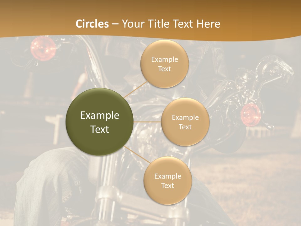 Brown Sunglasses Outdoor PowerPoint Template