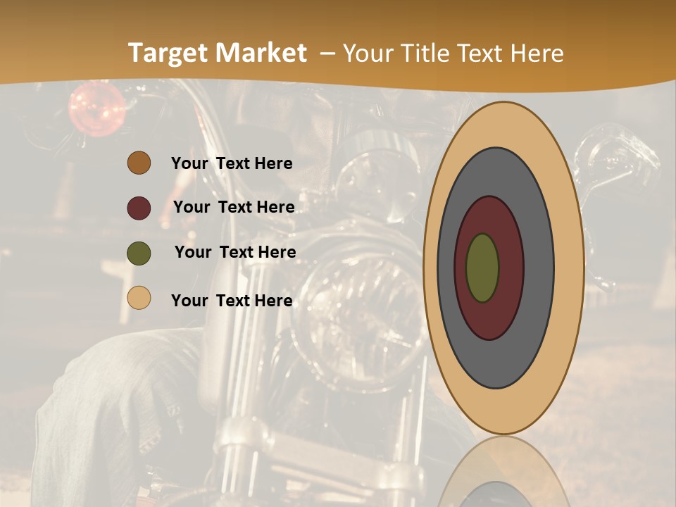 Brown Sunglasses Outdoor PowerPoint Template