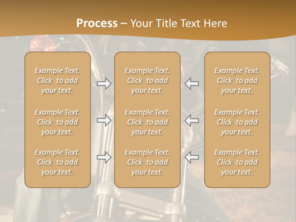 Brown Sunglasses Outdoor PowerPoint Template