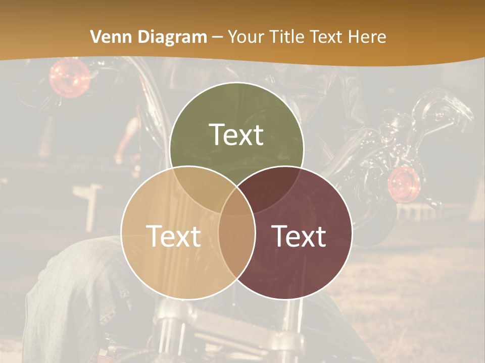 Brown Sunglasses Outdoor PowerPoint Template