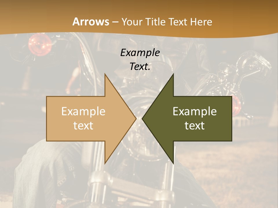 Brown Sunglasses Outdoor PowerPoint Template