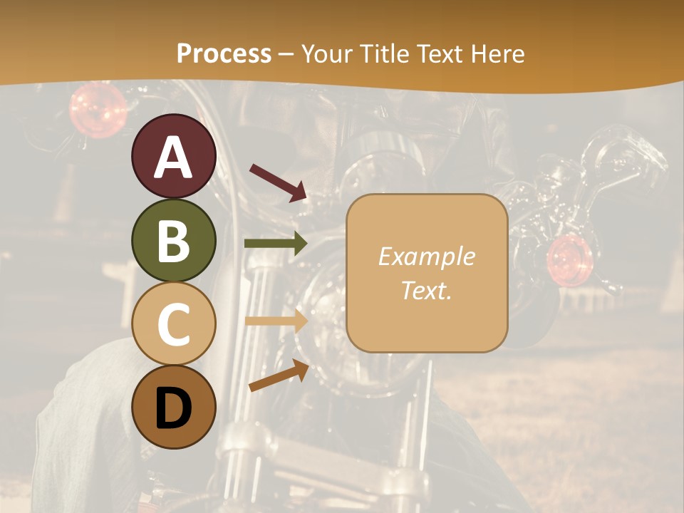 Brown Sunglasses Outdoor PowerPoint Template