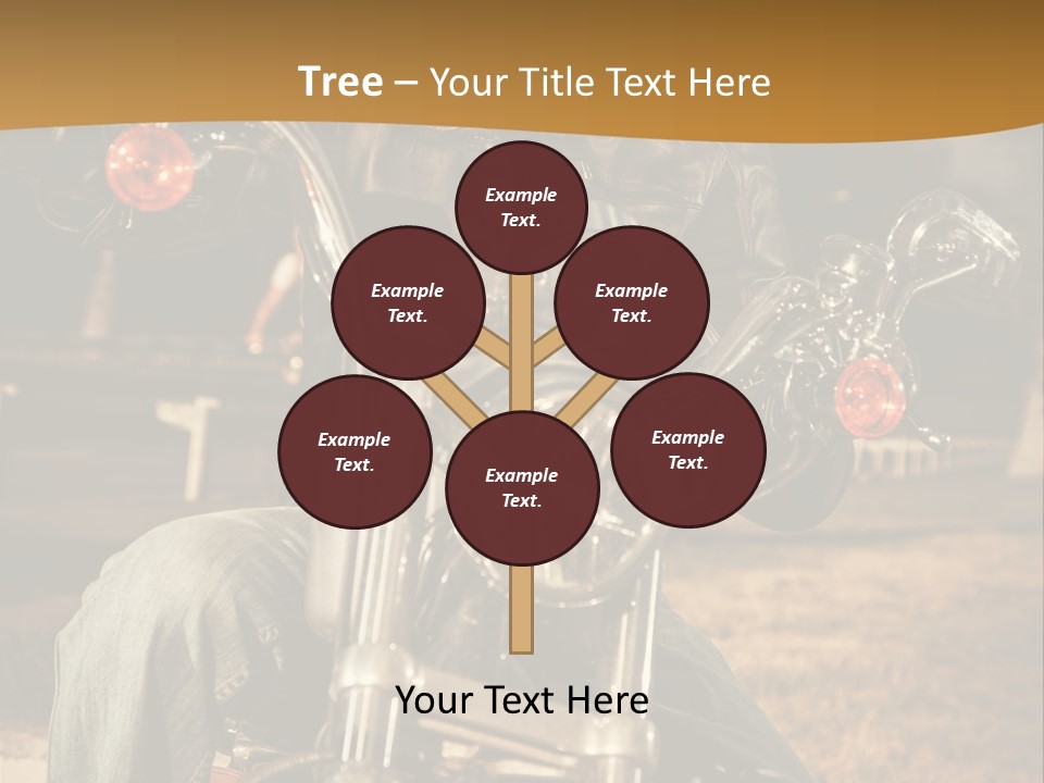 Brown Sunglasses Outdoor PowerPoint Template