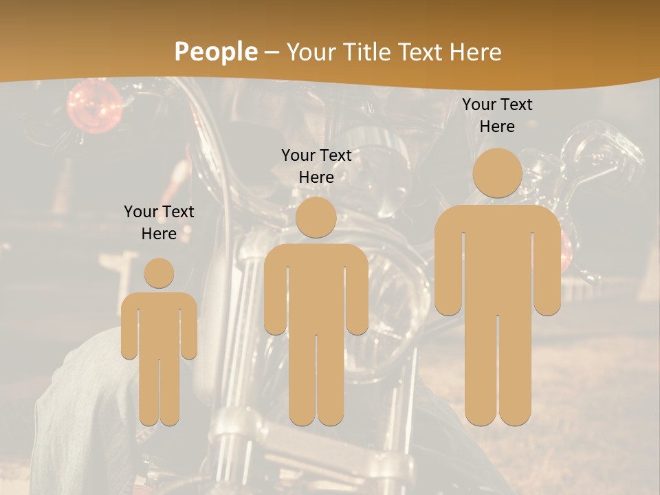 Brown Sunglasses Outdoor PowerPoint Template