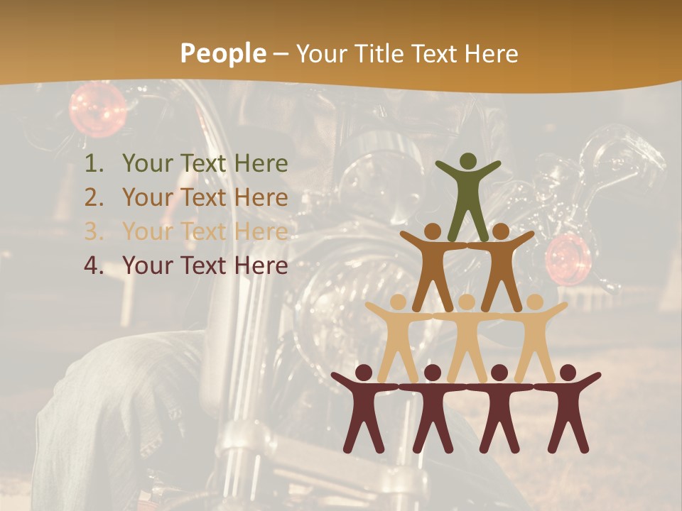 Brown Sunglasses Outdoor PowerPoint Template